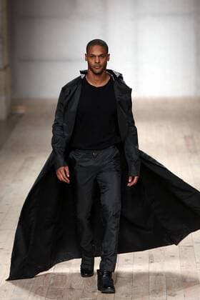 October 9, 2016 - Lisbon, Portugal - A model presents a creation from the Angolan fashion designer Nadir Tati Spring Summer 2017 collection during the Lisbon Fashion Week on October 9, 2016 in Lisbon, Portugal. Lisbon Portugal  - ZUMAn230
