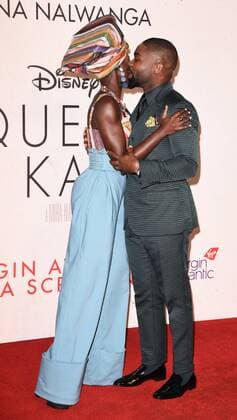 BFI LFF 2016 - Queen Of Katwe Premiere London, UK. Lupita Nyong o and David Oyelowo at the 60th BFI London Film Festival Premiere of Queen Of Katwe held at Odeon Leicester Square, London on Sunday 9 October 2016. LMK392 -61100-101016 