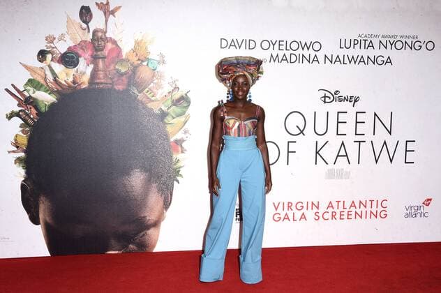 BFI LFF 2016 - Queen Of Katwe Premiere London, UK. Lupita Nyong o at the 60th BFI London Film Festival Premiere of Queen Of Katwe held at Odeon Leicester Square, London on Sunday 9 October 2016. LMK392 -61100-101016 