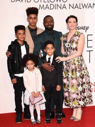 BFI LFF 2016 - Queen Of Katwe Premiere London, UK. David Oyelowo, Jessica Oyelowo and children at the 60th BFI London Film Festival Premiere of Queen Of Katwe held at Odeon Leicester Square, London on Sunday 9 October 2016. LMK392 -61100-101016 