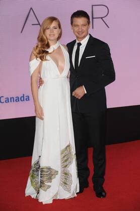 October 10, 2016 - England, United Kingdom - Amy Adams and Jeremy Renner attend the Arrival Royal Bank of Canada Gala Screening during the 60th BFI London Film Festival at Odeon Leciester Square. United Kingdom - ZUMAs147