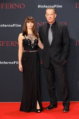 Tom Hanks und Felicity Jones, die beiden Schauspieler bei der Inferno Film Premiere am 10.10.2016 in Berlin Inferno Kino Premiere in Berlin, 2016 