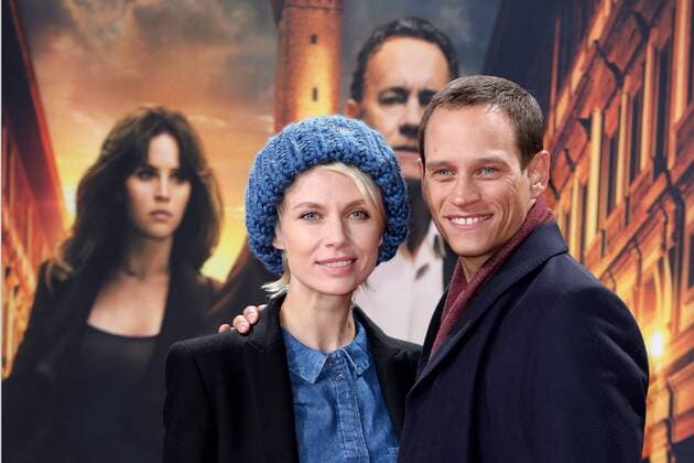 Vinzenz Kiefer und seine Ehefrau Masha Tokareva bei der Inferno Film Premiere am 10.10.2016 in Berlin Inferno Kino Premiere in Berlin, 2016 