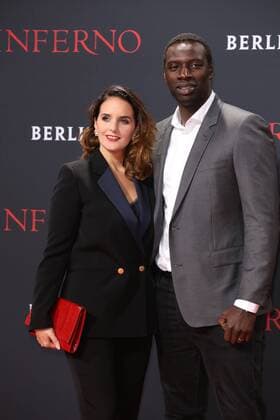Omar Sy und seine Ehefrau Helene bei der Inferno Film Premiere am 10.10.2016 in Berlin Inferno Kino Premiere in Berlin, 2016 