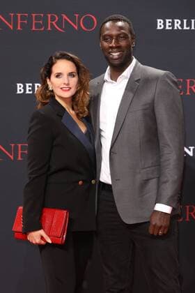 Omar Sy und seine Ehefrau Helene bei der Inferno Film Premiere am 10.10.2016 in Berlin Inferno Kino Premiere in Berlin, 2016 