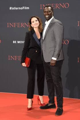 Omar Sy mit Gattin Helene Sy bei der Premiere des Kinofilms Inferno im CineStar Sony Center. Berlin, 10.10.2016 Foto:xFredericx xFuturexImage