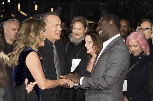 Rita Wilson, Tom Hanks, Helene Sy und Omar Sy bei der Premiere des Kinofilms Inferno im CineStar Sony Center. Berlin, 10.10.2016 Foto:xFredericx xFuturexImage