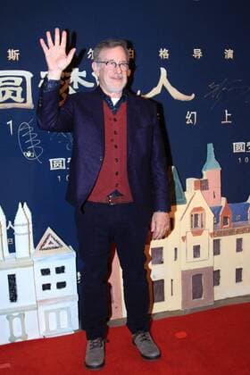 BEIJING, CHINA - OCTOBER 10: American director Steven Allan Spielberg attends premiere of his own film Big Friendly Giant on October 10, 2016 in Beijing, China.  CFP493630454