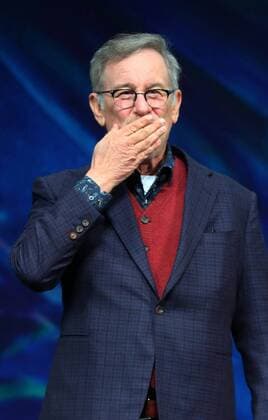 BEIJING, CHINA - OCTOBER 10: American director Steven Allan Spielberg attends promotional event for his film Big Friendly Giant at Tsinghua University on October 10, 2016 in Beijing, China.  CFP493630634