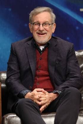 BEIJING, CHINA - OCTOBER 10: American director Steven Allan Spielberg attends promotional event for his film Big Friendly Giant at Tsinghua University on October 10, 2016 in Beijing, China.  CFP493630647