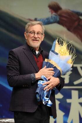 BEIJING, CHINA - OCTOBER 10: American director Steven Allan Spielberg attends promotional event for his film Big Friendly Giant at Tsinghua University on October 10, 2016 in Beijing, China.  CFP493630652