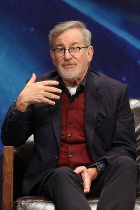 BEIJING, CHINA - OCTOBER 10: American director Steven Allan Spielberg attends promotional event for his film Big Friendly Giant at Tsinghua University on October 10, 2016 in Beijing, China.  CFP493630653