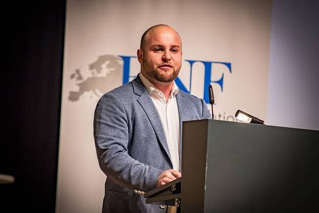 Feierlichkeiten zum Tag der deutschen Einheit der AfD im Kursaal in Bad Cannstatt mit Frauke Petry Markus Frohnmaier (AfD) - Feierlichkeiten zum Tag der deutschen Einheit der AfD im Kursaal in Bad Cannstatt Stuttgart, Baden-Württemberg, Germany, Europa Copyright: 7aktuellx xAndreasxFriedrichs
