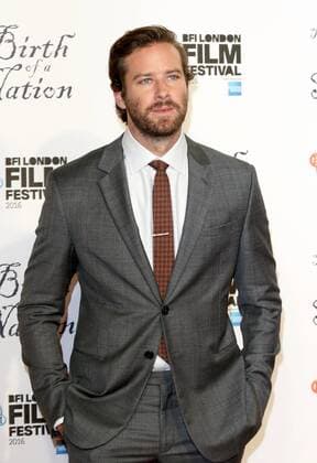 BFI LFF 2016 - Birth of a Nation Premiere London, UK. Armie Hammer at London Film Festival screening of Birth of a Nation at the Odeon Leicester Square, London on October 11th 2016 LMK73-61121-121016 