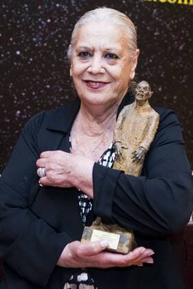 Spanish actress Terele Pavez receive the Nosferatu Award at Festival de Cine Fantastico de Sitges in Barcelona. October 12, Spain. 2016.  (20161012021)