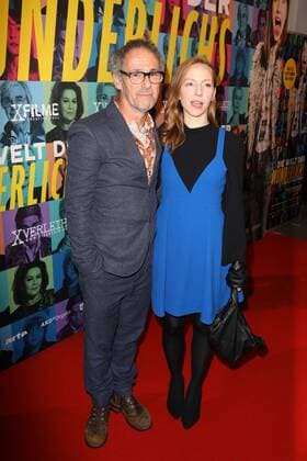 Regisseur Dani Levy und Katharina Schüttler bei der Die Welt der Wunderlichs Film Premiere am 12.10.2016 in Berlin Die Welt der Wunderlichs Filmpremiere in Berlin, 2016 