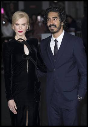 . 12 10 2016. London, United Kingdom. Nicole Kidman and Dev Patel arriving at the Lion premiere at the London Film Festival.  xStephenxLockx xi-Imagesx IIM-13592-0027