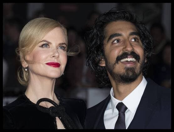 . 12 10 2016. London, United Kingdom. Nicole Kidman and Dev Patel arriving at the Lion premiere at the London Film Festival.  xStephenxLockx xi-Imagesx IIM-13592-0029
