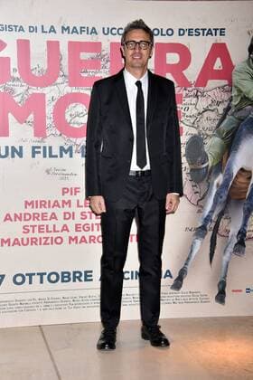 In Guerra per Amore Filmpremiere in Rom Rome, Red Carpet In Guerra per Amore. Pictured: Pif  Copyright: xCamillaxMorandix xIPAx