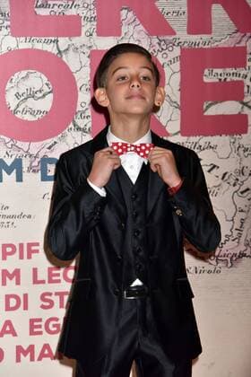 In Guerra per Amore Filmpremiere in Rom Rome, Red Carpet In Guerra per Amore. Pictured: Samuel Secret  Copyright: xCamillaxMorandix xIPAx