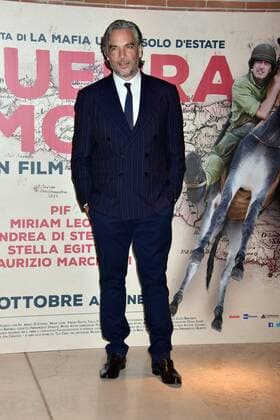 In Guerra per Amore Filmpremiere in Rom Rome, Red Carpet In Guerra per Amore. Pictured: Andrea Di Stefano  Copyright: xCamillaxMorandix xIPAx