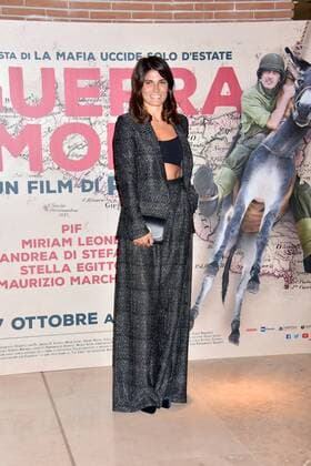 In Guerra per Amore Filmpremiere in Rom Rome, Red Carpet In Guerra per Amore. Pictured: Valeria Solarino dress Missoni  Copyright: xCamillaxMorandix xIPAx