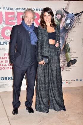 In Guerra per Amore Filmpremiere in Rom Rome, Red Carpet In Guerra per Amore. Pictured: Valeria Solarino, Giovanni Veronesi  Copyright: xCamillaxMorandix xIPAx