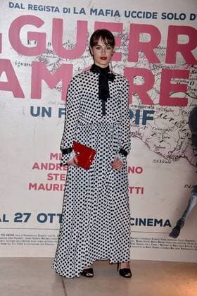 In Guerra per Amore Filmpremiere in Rom Rome, Red Carpet In Guerra per Amore. Pictured: Angela Curri  Copyright: xCamillaxMorandix xIPAx