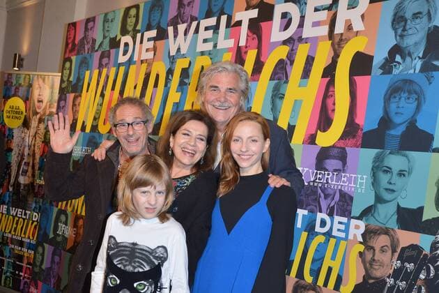 Premiere Welt der Wunderlichs Peter Simonischek, Hannelore Elsner, Dani Levy, Katharina Schüttler, Ewi Rodriguez Ankunft zur Premiere die Welt der Wunderlichs im Kantkino in Berlin am 12.10.2016