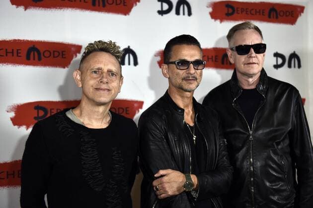Pressekonferenz der Band Depeche Mode (Dave Gahan, Martin Gore, Andrew Fletcher) zur Veröffentlichung des Album -Spirit- und der bevorstehenden -Global Spirit World Tour 2017 2018- im La Triennale Di Milano Teatro Dell’Arte in Mailand snapshot-photography D.Vorndran