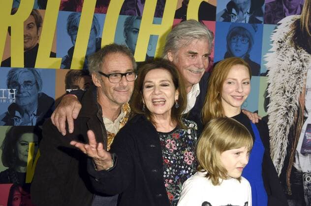 Dani Levy, Hannelore Elsner, Peter Simonischek, Ewi Rodriguez und Katharina Schüttler bei der Premiere des Kinofilms Die Welt der Wunderlichs im Kant Kino. Berlin, 12.10.2016 Foto:xF.xKernx xFuturexImage