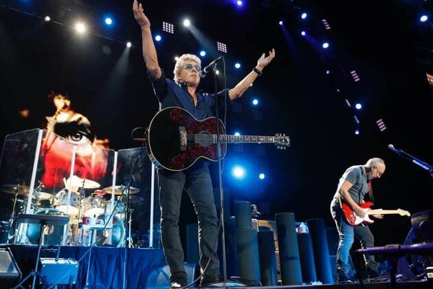 The Who Konzert in Mexiko-Stadt October 12, 2016 - Mexico - EUM20161012ESP12.JPG.CIUDAD DE MEXICO.- Music Musica-The Who.- La banda britanica The Who, durante su concierto la noche de este miercoles 12 de octubre de 2016 en el Palacio de los Deportes de la Ciudad de Mexico.  - ZUMAu78_
