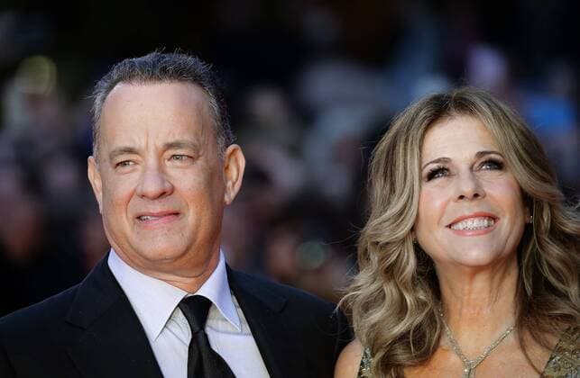 Filmfest in Rom - roter Teppich für den Preis für das Lebenswerk October 13, 2016 - Rome, Italy - American actor TOM HANKS and his wife on the red carpet at Rome Film Festival 2016 at Audiutorium in Rome. Rome Italy - ZUMAi15_