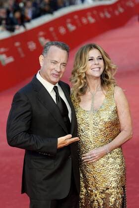 Filmfest in Rom - Tom Hanks auf dem roten Teppich Tom Hanks con la moglie Rita Wilson Tom Hanks with his wife Rita Wilson Roma 13-10-2016. Festa del Cinema di Roma XI edizione Rome 13th October 2016. Rome Film Fest XI edition. Foto Samantha Zucchi Insidefoto SamanthaxZucchi