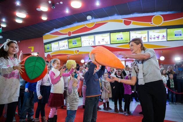Maryna Poroschenko bei der Premiere eines Kinderfilms in Kiew Maryna Poroshenko Participates In Opening Of Mykyta Kozhemiaka Animation Film Prepremiere In Kyiv  Copyright: MarkivxMykhailo 478153