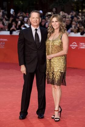 Rome Film Fest 2016 International Film Festival of Rome. Red carpet Tom Hanks. Pictured: Tom Hanks and his wife Rita Wilson  Copyright: xMarcoxProvvisionatox xIPAx