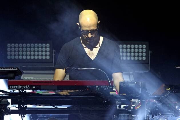 SCHILLER LIVE 2016. Keyboarder Christopher von Deylen ( Schiller ) während eines Konzertes im Rahmen seiner SCHILLER LIVE 2016 - Tour am 13.10.2016 vor 3.500 Fans in der Arena Leipzig.