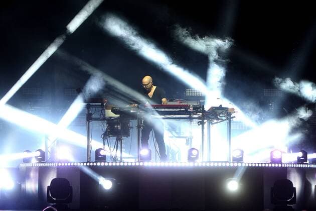 SCHILLER LIVE 2016. Keyboarder Christopher von Deylen ( Schiller ) während eines Konzertes im Rahmen seiner SCHILLER LIVE 2016 - Tour am 13.10.2016 vor 3.500 Fans in der Arena Leipzig.