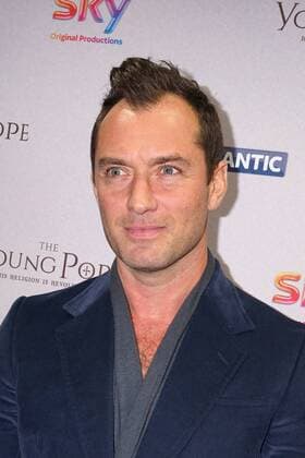 British actor Jude Law is pictured at the UK Premiere of The Young Pope. The 10-part series, created by Academy Award-winning director Paolo Sorrentino, will be broadcast exclusively on Sky Atlantic from October 27th 2016. OCTOBER 13th 2016  SLIx163268