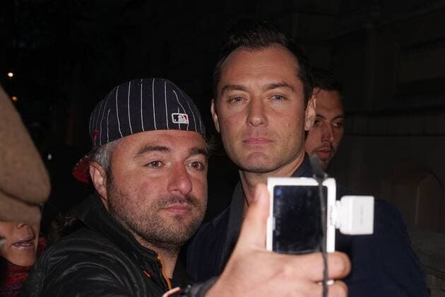 British actor Jude Law is pictured at the UK Premiere of The Young Pope. The 10-part series, created by Academy Award-winning director Paolo Sorrentino, will be broadcast exclusively on Sky Atlantic from October 27th 2016. OCTOBER 13th 2016  SLIx163268