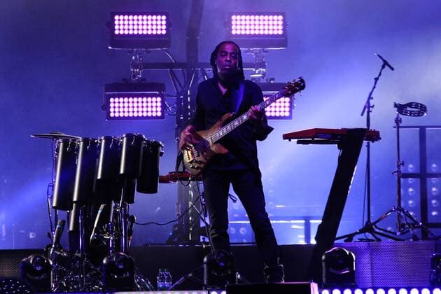 Das Musikprojekt Schiller (Christopher von Deylen) live auf Tour in der Arena Leipzig.