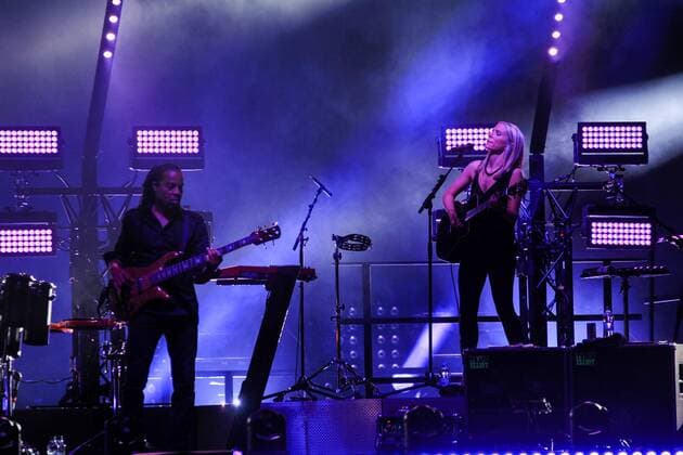 Das Musikprojekt Schiller (Christopher von Deylen) live auf Tour in der Arena Leipzig.