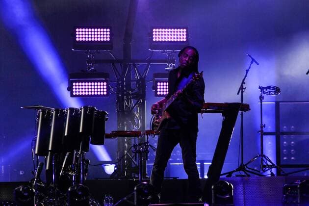 Das Musikprojekt Schiller (Christopher von Deylen) live auf Tour in der Arena Leipzig.