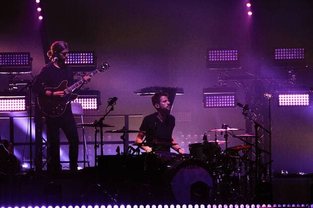 Das Musikprojekt Schiller (Christopher von Deylen) live auf Tour in der Arena Leipzig.