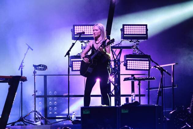 Das Musikprojekt Schiller (Christopher von Deylen) live auf Tour in der Arena Leipzig.