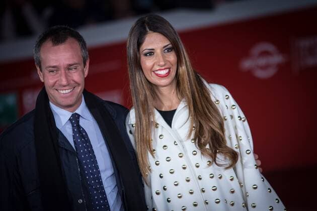 Rome: 11th Film Festival Lavinia Biagiotti and Francesco Iovine during the Film Festival, Eleventh Edition. Red carpet with Moonlight.  AndreaxRonchini