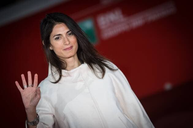 Rome: 11th Film Festival Virginia Raggi during the Film Festival, Eleventh Edition. Red carpet with Moonlight.  AndreaxRonchini