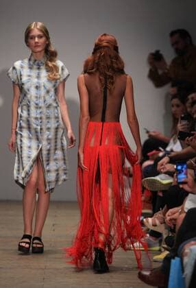Models wear creations by Mexican designer Alexia Ulibarri during the fourth day of Fashion Week in Mexico City, Mexico, 13 October 2016. Runway - Trista - Mexico Fashion Week !ACHTUNG: NUR REDAKTIONELLE NUTZUNG!  MEX50 20161014-636120195803511057