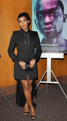 Janelle Monae arrives at the Los Angeles premiere of Moonlight at the DGA Theater in Los Angeles, California on October 13, 2016.  LAP20161013703 CHRISTINExCHEW