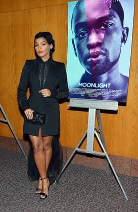 Janelle Monae arrives at the Los Angeles premiere of Moonlight at the DGA Theater in Los Angeles, California on October 13, 2016.  LAP20161013712 CHRISTINExCHEW